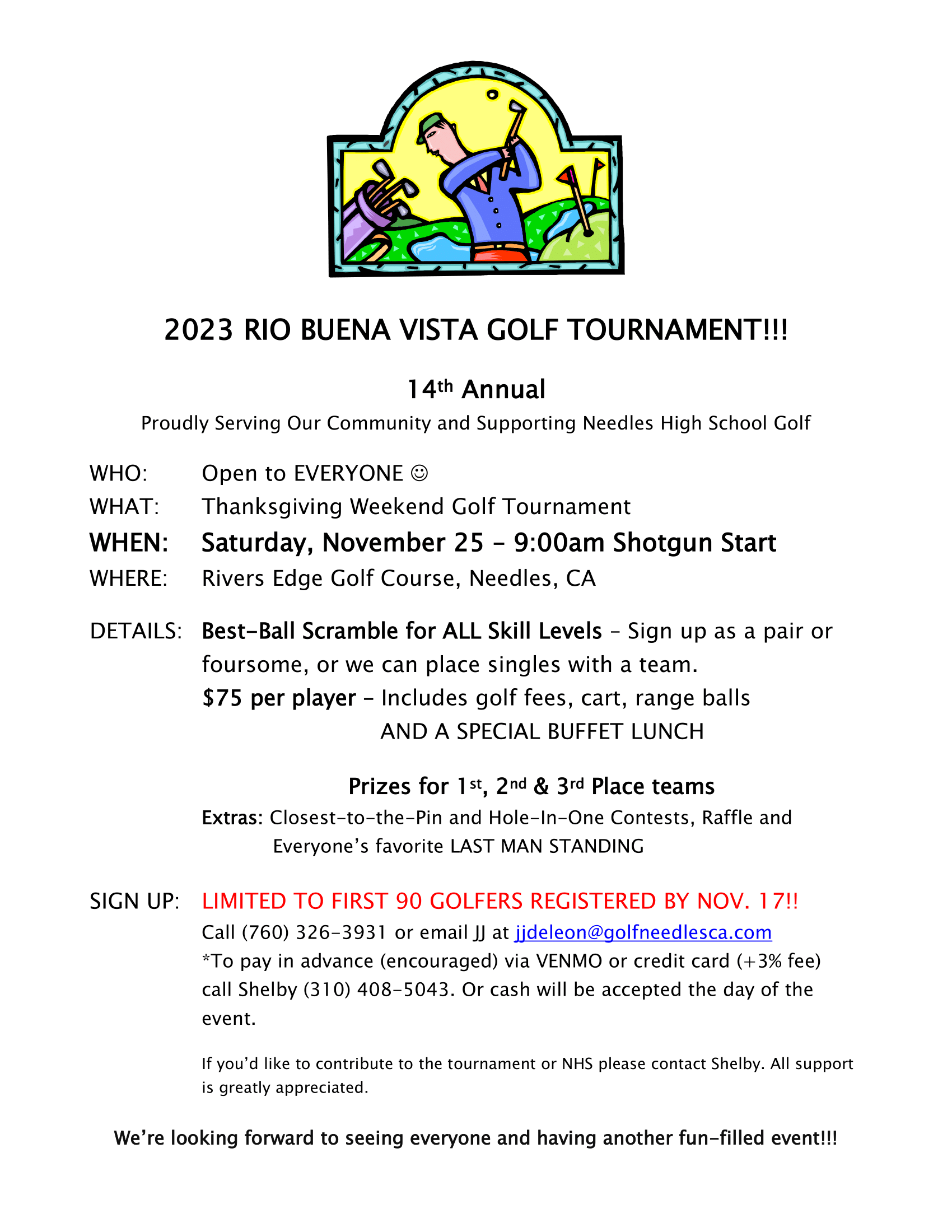 2023 RBV Golf Tournament
