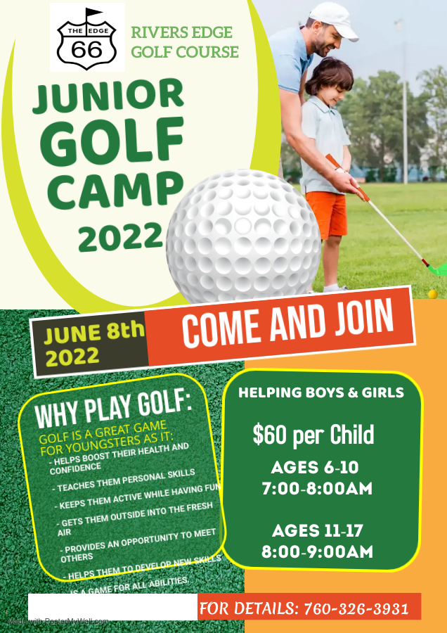 Junior Golf Camp Flyer 